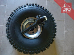 tire and wheel hub 22x12x8