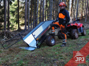 trailer behind quad or small tractor