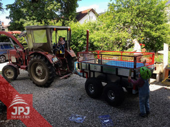 ATV trailerProfi-worker and compact traktor