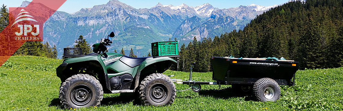 JPJtrailers offers various types of ATV trailers and carts.