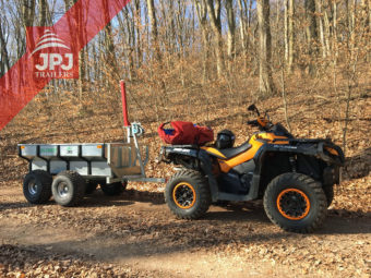 Quad Can Am and trailer Profi Worker