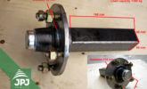 Wheel hubs JPJ 1350 - dimensions