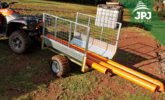 Removable fronts on the ATV trailer Gardener